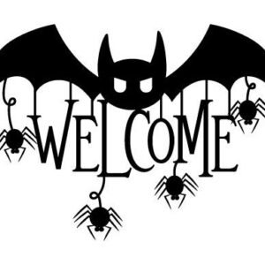 Halloween design — About Halloween Welcome Sign Craft Design featuring welcome, sign
